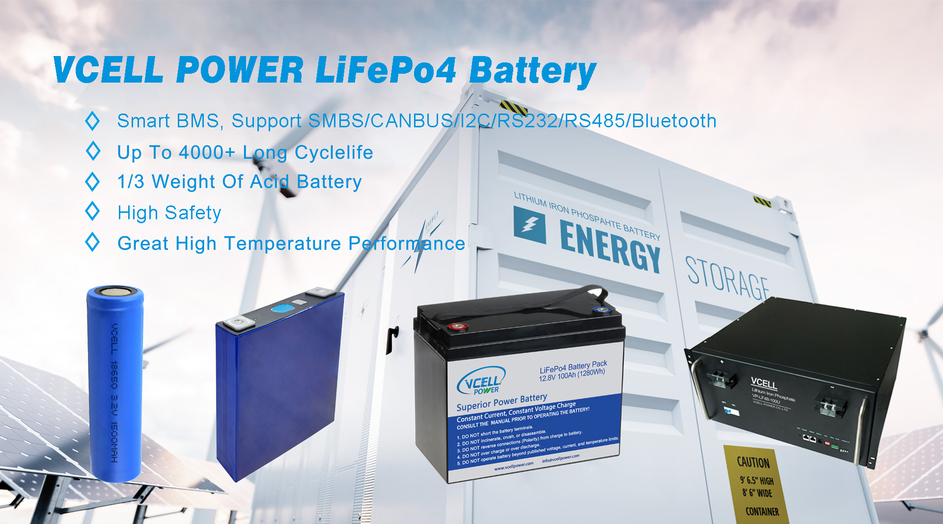 LiFePO4 batteriproducent