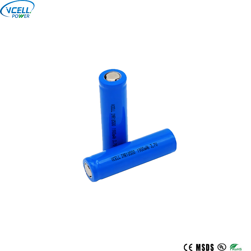 3,7V 1900mAh INR18500 lithium-ion-batteri
