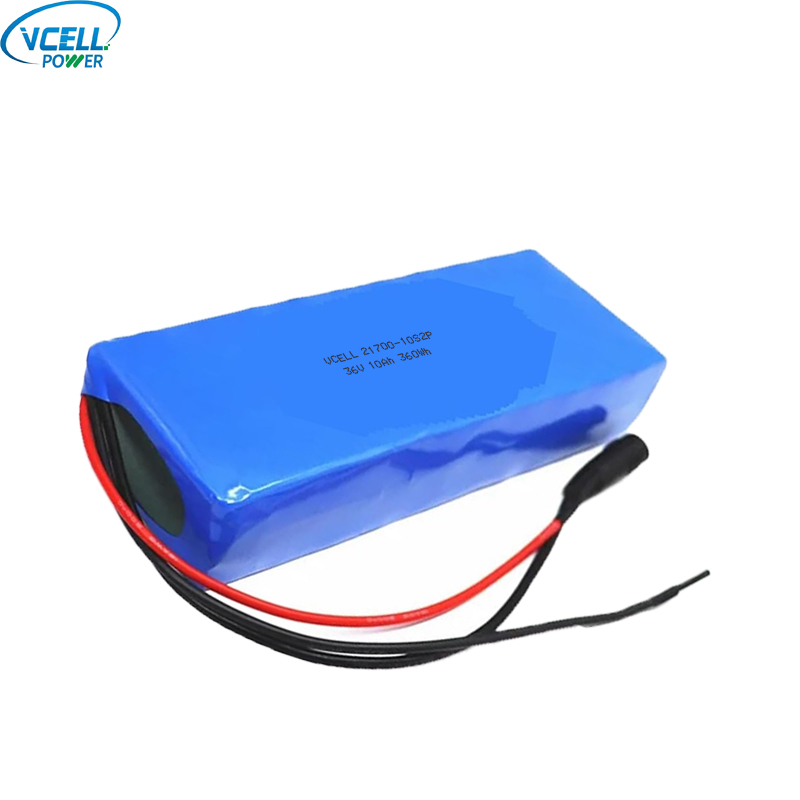 36V 10Ah 10S2P Lithium Ion batteri