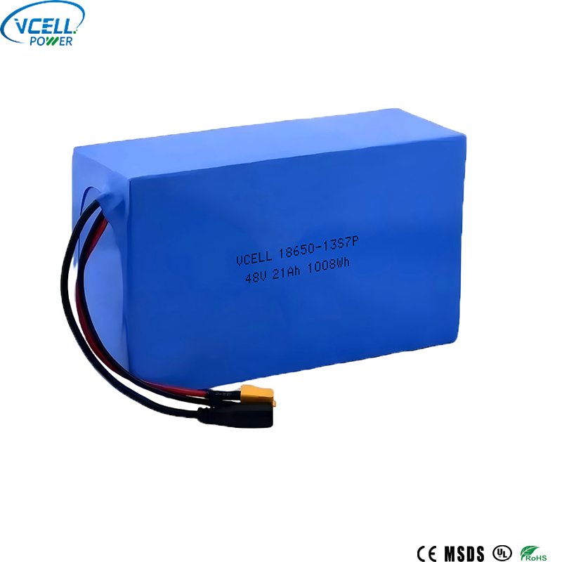 48V 21Ah 18650 genopladeligt lithium-ion-batteri