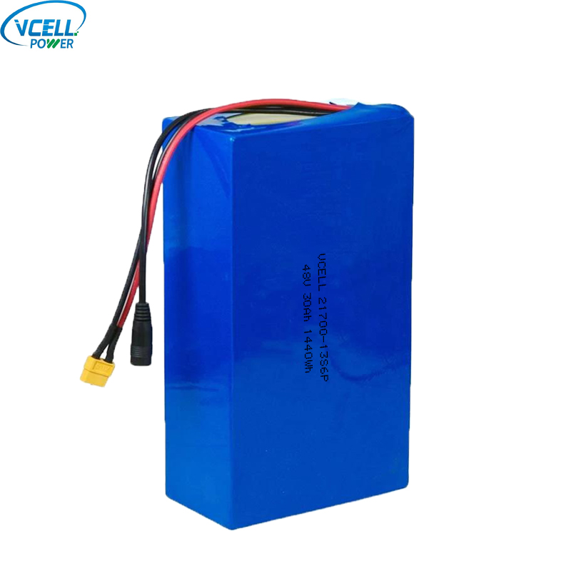 48v 30Ah 21700 Lithium Ion batteripakke