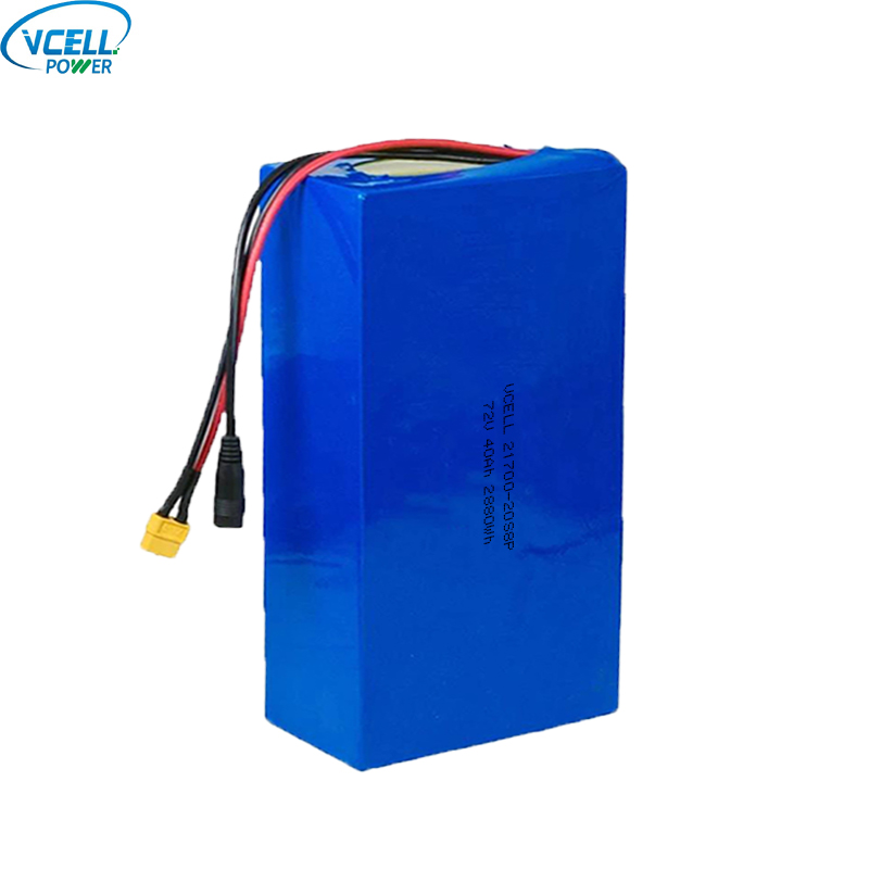 72V 40Ah genopladeligt lithium-ion-batteri