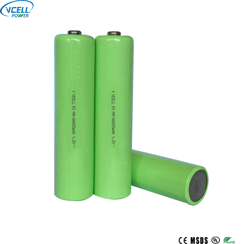 NIMH AA 800mAh 1,2V genopladeligt batteri